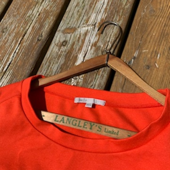 Orange Simple Dress - Picture 3 of 3